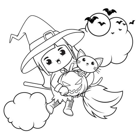 dibujos halloween para colorear|dibujos de halloween kawaii.